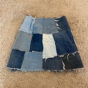 Denim skirt
